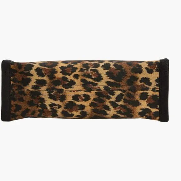 New Christian Louboutin Small Nastroloubi Leopard Print Canvas Tote - Picture 8 of 8